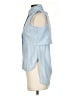 Intermix Blue Sleeveless Button-Down Shirt Size P (petite) - photo 5