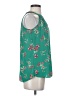 Papermoon 100% Polyester Green Sleeveless Blouse Size S - photo 4