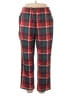 Assorted Brands Plaid Red Casual Pants Size L - photo 1