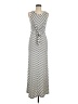 iris Chevron-herringbone Silver Casual Dress Size M - photo 1