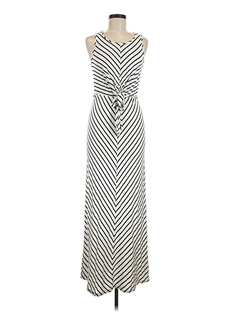 Pre-owned Iris Casual Dress In Silver