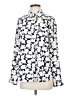 Skies Are Blue 100% Polyester Floral Ivory Long Sleeve Blouse Size S - photo 1