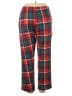 Assorted Brands Plaid Red Casual Pants Size L - photo 2