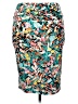 Lularoe Print Teal Casual Skirt Size XL - photo 2