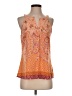 Sanctuary 100% Polyester Orange Sleeveless Blouse Size M - photo 1