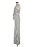 iris Chevron-herringbone Silver Casual Dress Size M - photo 5