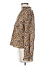 Shein Floral Brown Long Sleeve Blouse Size S - photo 5
