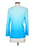 Valerie Stevens 100% Rayon Blue 3/4 Sleeve Top Size S - photo 2