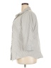 Worthington Stripes Gray 3/4 Sleeve Button-Down Shirt Size 2X - photo 5
