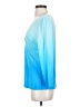 Valerie Stevens 100% Rayon Blue 3/4 Sleeve Top Size S - photo 5