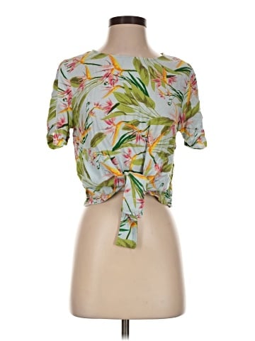 Blue Rain Short Sleeve Blouse (view 1)