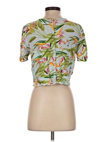 Blue Rain Short Sleeve Blouse (view 2)