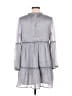 Glamorous 100% Polyester Solid Gray Casual Dress Size M - photo 2