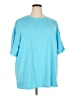 Trendy Queen Solid Blue Active T-Shirt Size 3XL - photo 1