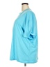 Trendy Queen Solid Blue Active T-Shirt Size 3XL - photo 5