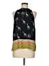 Worthington 100% Polyester Black Sleeveless Blouse Size M (petite) - photo 1