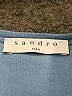 Sandro 100% Polyester Blue Sleeveless T-Shirt Size Med (2) - photo 4
