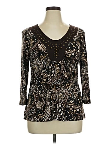 DressBarn 3/4 Sleeve Top (view 1)