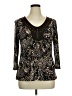 DressBarn Black 3/4 Sleeve Top Size XL - photo 1