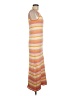 Solid & Striped Stripes Orange Casual Dress Size M - photo 4