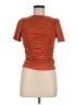 Shein Orange Short Sleeve Top Size M - photo 1