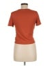 Shein Orange Short Sleeve Top Size M - photo 2