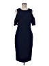 Bardot Solid Blue Cocktail Dress Size 8 - photo 1
