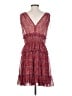 Ulla Johnson 100% Silk Paisley Red Cocktail Dress Size 4 - photo 2