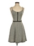 Aqua Houndstooth Gray Cocktail Dress Size XS - photo 1