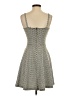 Aqua Houndstooth Gray Cocktail Dress Size XS - photo 2