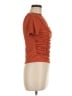 Shein Orange Short Sleeve Top Size M - photo 4