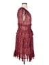 Ulla Johnson 100% Silk Paisley Red Cocktail Dress Size 4 - photo 4
