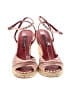 Ralph Lauren Collection Stripes Pink Wedges Size 9 - photo 2