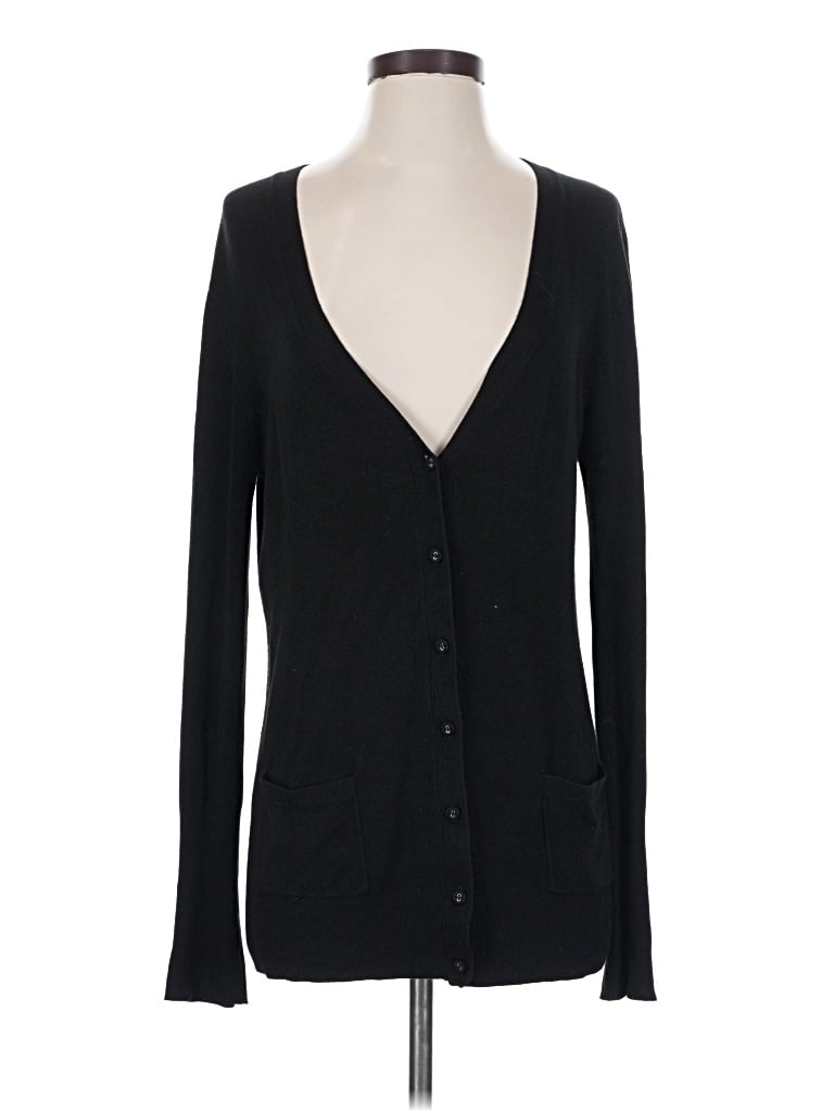 Pre-owned Forever 21 Cardigan Sweater In Black