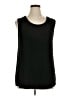 Maggie Barnes Black Sleeveless Blouse Size 1X - photo 1