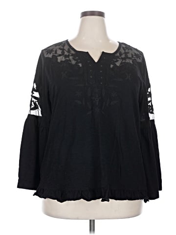 Style&Co Long Sleeve Blouse (view 1)