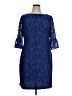 Chaps Blue Cocktail Dress Size 16 - photo 1