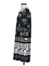 BCBGMAXAZRIA Graphic Gray Casual Dress Size S - photo 5