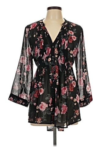 American Rag Cie 3/4 Sleeve Blouse (view 1)
