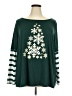BLOOMCHIC Green Long Sleeve T-Shirt Size 22 - photo 1
