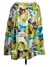 Talbots Print Green Casual Skirt Size 16 Petite - photo 2