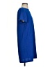 FELICITY & COCO Solid Blue Casual Dress Size S - photo 4