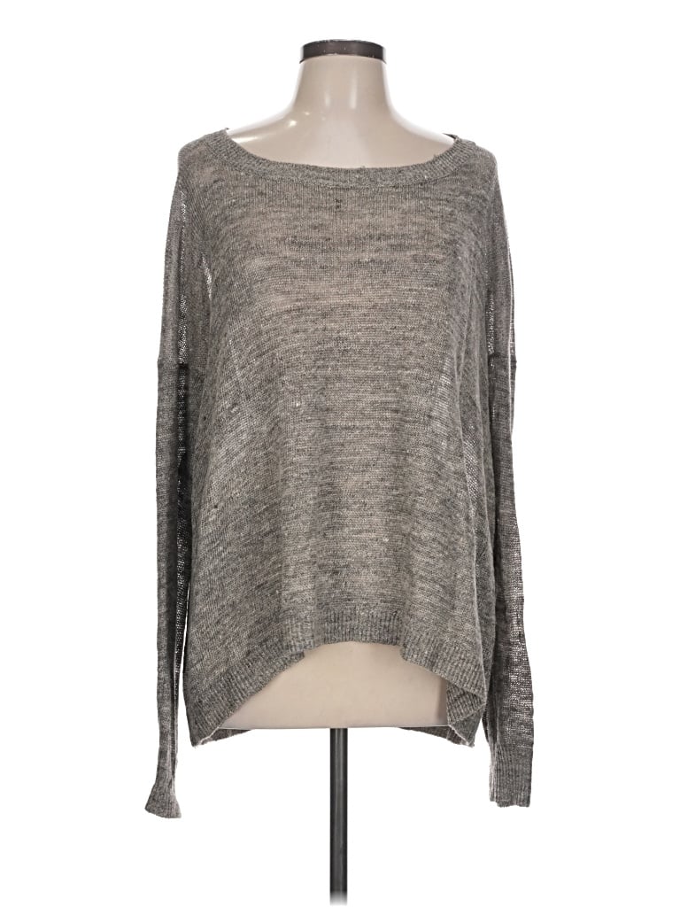 Pre-owned Vince Pullover Sweater In Gray