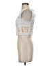 Bebe 100% Polyester Silver Sleeveless Top Size 4 - photo 5
