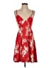 Socialite Tropical Red Cocktail Dress Size S - photo 1