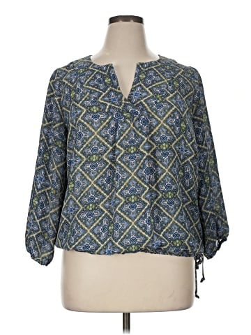 Laundry by Shelli Segal 3/4 Sleeve Blouse (view 1)