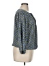 Laundry by Shelli Segal Blue 3/4 Sleeve Blouse Size XL - photo 4