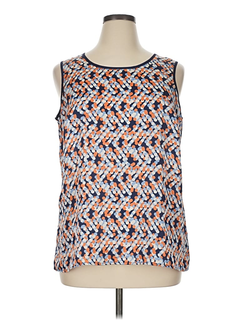 Pre-owned Coldwater Creek Sleeveless T-shirt In Orange