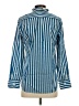 J.Crew 100% Cotton Stripes Blue Long Sleeve Button-Down Shirt Size 2 - photo 2