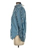 J.Crew 100% Cotton Stripes Blue Long Sleeve Button-Down Shirt Size 2 - photo 5
